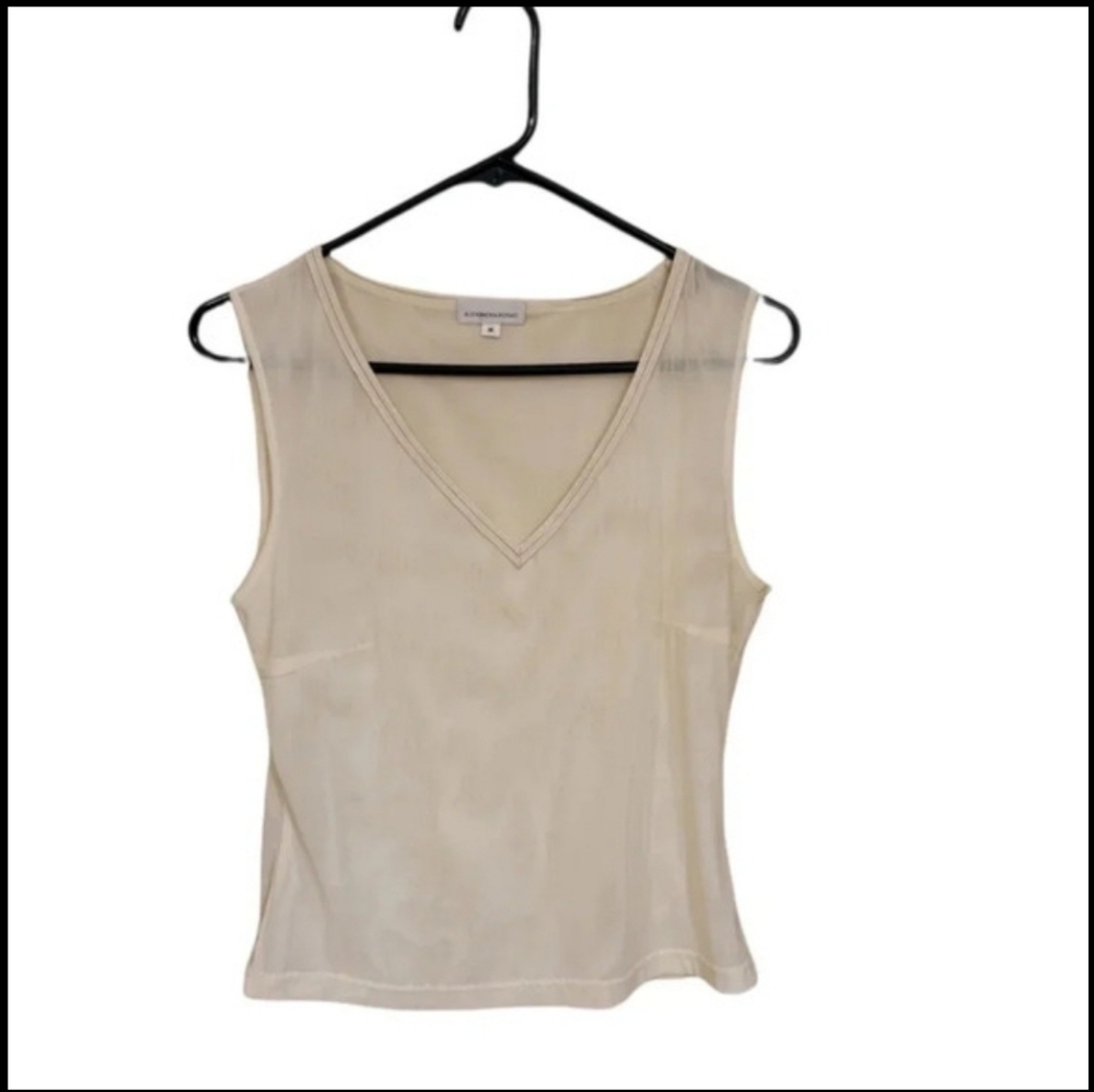 Alexandra Rosati sheer v-neck Size Medium
